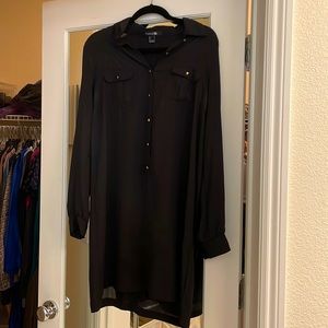 Forever 21 black Shirt Dress/Tunic size L